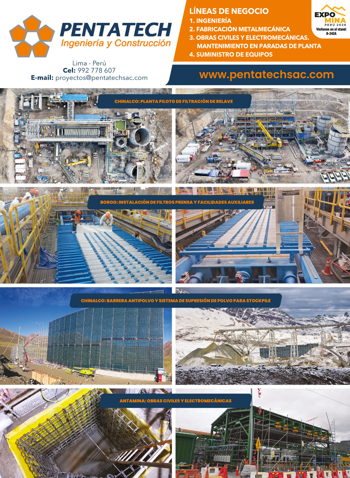 Publicación RM184 de Pentatech: ingeniería, fabricación metalmecánica y proyectos industriales